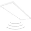 Image de Briloner, Plafonnier, Panneau LED ultra-plat avec effet de rétroéclairage + Microwave (3000 lm)
