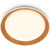 Image de Briloner, Plafonnier, Plafonnier LED, blanc/couleur bois, LED / 24W (2600 lm)
