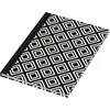 Image de Rnk, Cahier + bloc-notes, Éditions Carnet de notes "Black & White Rhombus", DIN A5, dotted (A5, Pointillés, Couverture rigide)