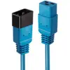 Image de Lindy, Rallonge, 1m IEC C19 à IEC C20 extension bleue (1 m, IEC 60906-1)