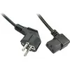Image de Lindy Câble d'alimentation IEC abes (5 m), Câble d'alimentation, Noir