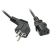 Image de Lindy Câble d'alimentation IEC de 2m Schuko à IEC-C13 (2 m), Câble d'alimentation, Noir