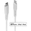 Image de Lindy Câble USB type C vers Lightning de 2m, blanc USB type C mâle vers Lightning mâle (2 m, USB 2.0), Câble USB