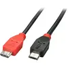 Image de Lindy Câble USB 2.0 type Micro-B / Micro-B OTG, fiche Micro-B de 2m vers fiche Micro-B (2 m, USB 2.0), Câble USB