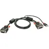 Image de Lindy Câble système KVM Combo commutateur KVM série USB 1m. HD15M - HD15M+USB-AM, 2m, Câble pour commutateur KVM