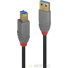 Image de Lindy 36744 5m USB A USB B Mannelijk Mannelijk Zwart USB-kabel
