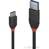 Image de Lindy 36916 1m USB A USB C Mannelijk Mannelijk Zwart USB-kabel