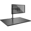 Image de Lindy Support simple, avec poteau et pince de bureau (Tables, 28", 8 kg), Support de moniteur, Noir
