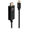 Image de Lindy Câble vidéo DisplayPort / HDMI (3 m), Câble vidéo, Noir