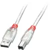 Image de Lindy Câble USB 2.0 de type A/B (0.50 m, USB 2.0, 2.50 W), Câble USB