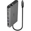 Image de Lindy DST-Mini XT (USB-C, 8 ports), Station d’accueil + hub USB, Gris