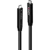 Image de Lindy Câble hybride 8m USB 3.2 Gen 1 & DP 1.4 Type C Extension de 8m pour USB 5Gbit/s, 4K30Hz pour vidéo (8 m, USB 3.2 Gen 1, 60 W), Câble USB