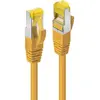 Image de Lindy 3m de câble réseau RJ45 S/FTP LSZH, jaune Cat.6A mâle, Cat.7 brut (S/FTP, CAT6a, 3 m), Câble réseau