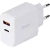 Image de Lindy 30W USB Type A & C Charger Pour charger deux appareils en même temps avec Power Delivery (30 W), Chargeur USB, Blanc
