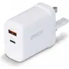 Image de Lindy 65W USB Type A & C GaN Charger Chargez deux appareils simultanément avec les technologies GaN, PD (65 W), Chargeur USB, Blanc