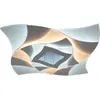 Image de Näve, Applique + plafonnier, Plafonnier LED 1408477, 40W, 2600lm, CCT, effet 3D, blanc (2600 lm)