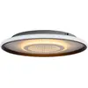 Image de Näve, Applique + plafonnier, Plafonnier LED 1408277, 40W, 1800lm, effet 3D, blanc/noir (1800 lm)