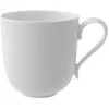 Image de 6x Villeroy & Boch Gobelet avec anse New Cottage Basic, Tasse, Blanc