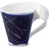 Image de Villeroy & Boch Gobelet avec anse Zwilling/Gemini NewWave Stars, Tasse, Noir, Bleu, Blanc