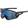 Image de Alpina, Unisexe, Lunettes de sport, 5W1NG CM+ (Noir, Miroir Bleu), Noir