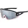 Image de Alpina, Unisexe, Lunettes de sport, 5W1NG CM+ (Noir, Rose, Miroir noir), Noir, Rose