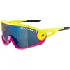 Image de Alpina, Unisexe, Lunettes de sport, 5W1NG CM+ (Jaune, Pink, Miroir Bleu), Jaune, Pink
