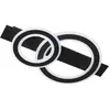 Image de Fischer & Honsel, Applique + plafonnier, Honsel Circle LED Plafonnier 19,5W Tunable white contrôlable dimmable Verre acrylique noir sable