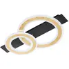 Image de Fischer & Honsel, Applique + plafonnier, Honsel Circle LED Plafonnier 19,5W Tunable white contrôlable dimmable Verre acrylique noir sable