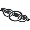 Image de Fischer & Honsel, Applique + plafonnier, Honsel Circle LED Plafonnier 25,9W Tunable white contrôlable dimmable Verre acrylique noir sable