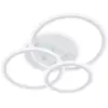 Image de Fischer & Honsel, Applique + plafonnier, Honsel Gelder LED plafonnier 44,4W RGBW contrôlable dimmable acrylique blanc sable + télécommande