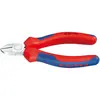 Image de Knipex, Coupe-boulons + pince coupante diagonale, Pince coupante de côté (125 mm)