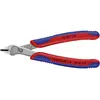 Image de Knipex, Coupe-boulons + pince coupante diagonale, Electronic Super Knips 78 03 125 SB (125 mm)