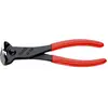 Image de Knipex, Coupe-boulons + pince coupante diagonale, Pince coupante de devant (180 mm)