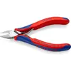 Image de Knipex, Coupe-boulons + pince coupante diagonale, Pinces coupantes latérales pour l'électronique (130 mm)