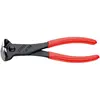 Image de Knipex, Coupe-boulons + pince coupante diagonale, Pince coupante de devant (180 mm)