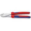Image de Knipex, Coupe-boulons + pince coupante diagonale, Pince coupante de côté à forte démultiplication (250 mm)