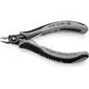 Image de Knipex, Coupe-boulons + pince coupante diagonale, Pince coupante de côté de précision pour l’électronique ESD (125 mm)
