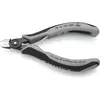 Image de Knipex, Coupe-boulons + pince coupante diagonale, Pince coupante de côté de précision pour l’électronique ESD (125 mm)