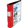 Image de Wedo, Classeur, Chemise de présentation ERGOGRIP, 56 mm, noir-rouge Couverture : noire, dos : rouge, DIN A4 (A4, 56 mm, 1 pcs)