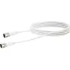 Image de Schwaiger KDAK30 532 3m F F Blanc Câble coaxial (Câble d'antenne), Câble d'antenne