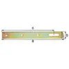 Image de GAH, Connecteurs en bois, loquet longueur 250 x 30 mm largeur 30 mm acier électrozingué jaune (10 pcs)