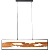 Image de Brilliant, Suspension, Chaumont LED Suspension 100cm noir/bois (2300 lm)