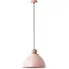 Image de Brilliant, Suspension, Erena Lampe à suspendre 38cm rose clair métal/bois 1x A60, E27, 60 W, Gee (E27)