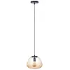 Image de Brilliant, Suspension, Suspension Kaizen 25cm ambre-ambre/noir mat (E27)