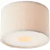 Image de Brilliant, Plafonnier, Teddy - Plafondlamp - E27 max 1x25W - Teddystof - Beige (E27)