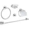 Image de Grohe, Porte-serviettes + crochets pour serviettes, Essentials