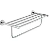 Image de Grohe, Porte-serviettes + crochets pour serviettes, Porte-serviettes multi-usages BAU COSMOPOLI 564mm chromé