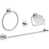 Image de Grohe, Porte-serviettes + crochets pour serviettes, Essentials