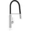 Image de Grohe, Robinetterie de cuisine, Robinet de cuisine avec bec flexible Concetto supersteel mat 31491