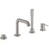 Image de Grohe, Robinetterie de salle de bains, Combiné baignoire 4L ESSENCE supersteel